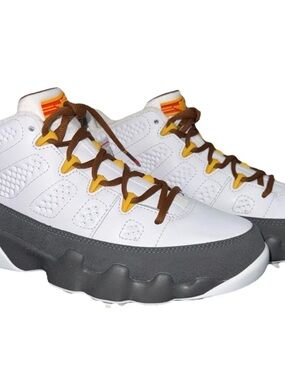 Nike Air Jordan 9 G Golf Low NRG US Open White Cool Grey sz 7.5 Men's NO BOX